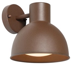 Zewnetrzna Industrialna lampa ścienna zewnętrzna rdzawo-brązowa okrągła IP44 - NatasPrzemysłowy Oswietlenie zewnetrzne