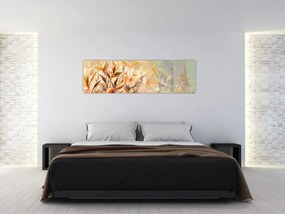 Obraz - Malowane rośliny (170x50 cm)