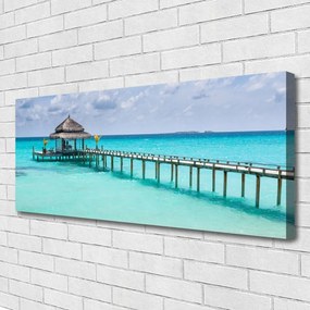 Duży obraz na płótnie Most nad Morskim Brzegiem