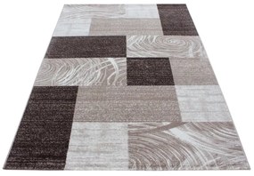 Dywan nowoczesny Parma kwadraty brązowy 200 cm x 290 cm