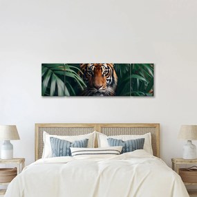 Obraz - Portret tygrysa w dżungli (170x50 cm)