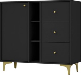 Komoda TORINO 100 cm do Salonu Sypialni Grafit