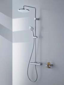 System prysznicowy Duravit z termostatem3 rodzaje strumienia i funkcja MinusFlow