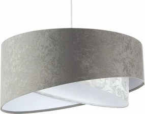 Lampa wisząca ALBIT szara/biała