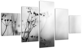 Obraz - Detal kwiatów polnych (125x70 cm)