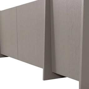 Szara szafka pod TV w dekorze jesionu 200x53x44 cm Brock – WOOOD