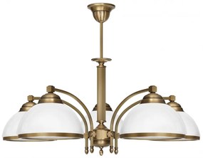 Żyrandol mosiężny do sypialni R-S5