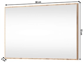Lustro MORATIZ 80, dąb wotan
