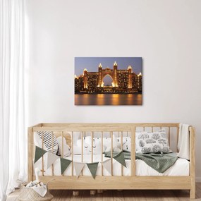 Obraz budowy w Dubaju (70x50 cm)