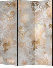 Parawan pokojowy 3-częściowy 135x172 Dwustronny dekoracyjny glamour Beżowy Złota Patyna