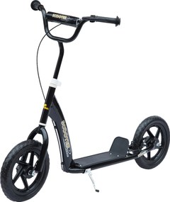 HOMCOM Hulajnoga miejska dziecięca Niebieska Dł 120xSzer 52xWys 80-88cm | Aosom PL