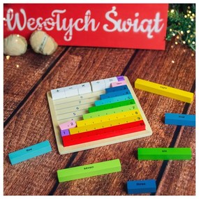 Tooky toy drewniana tablica matematyczna nauka liczenia liczydło