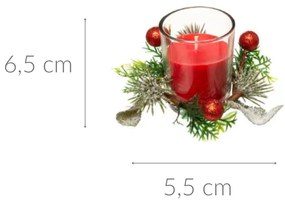 Świece zapachowe świąteczne, 3 szt.