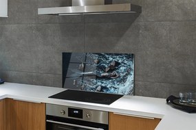 Szkło do Kuchni na Ścianę Syrena w Morskiej Otchłani