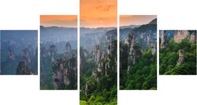 Obraz - Narodowy Park Leśny Zhangjiajie (125x70 cm)
