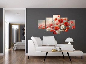 Obraz - Obraz z makami (125x70 cm)