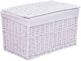 Wiklinowy Kufer Biały Na Zabawki G8-R34