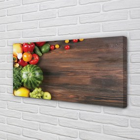 Duży obraz na płótnie Kompozycja Arbuza i Pomidorków