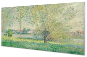 Obraz na szkle Wierzby - Claude Monet