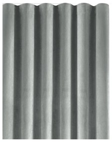 Szara aksamitna zasłona częściowo zaciemniająca (dimout) 200x270 cm Velto – Filumi