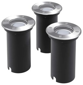 3 sztuki okrągłych lamp najazdowych LED - O018 C0-G93