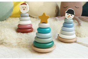 Drewniana wieża do układania Christmas Tree – Kindsgut