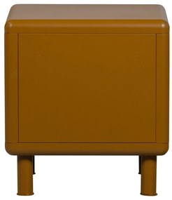 Metalowa szafka nocna w kolorze ochry Rune – WOOOD