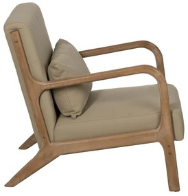 Beżowy fotel Weave – Ixia