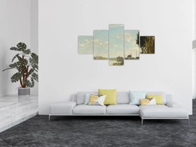 Obraz - Claude Monet, Argenteuil, reprodukcje (125x70 cm)