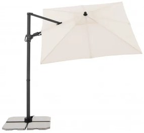 DERBY DX 210 x 210 cm - parasol ogrodowy z boczną nóżką : Substancja Desen - 820
