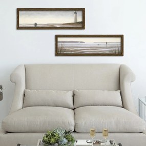 Obrazy zestaw 2 szt. 70x19 cm Shore – Wallity