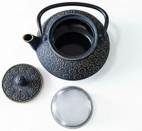 Czajnik żeliwny z zaparzaczem KUMO, 1000 ml