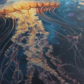 Obraz - Magiczna meduza (70x50 cm)