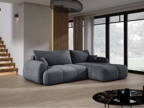 Narożnik COCO z funkcją spania poduszkami i pojemnikiem Cloud 91 DOMOHOME