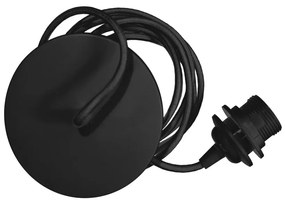 Czarny kabel wiszący do lamp UMAGE Rosette, dł. 210 cm