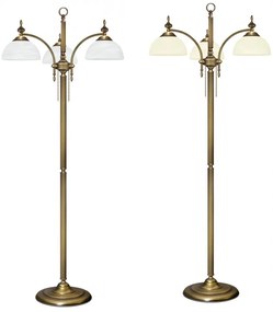 Lampa podłogowa z mosiądzu H-P3
