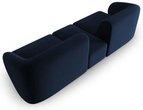 Niebieska aksamitna sofa 246 cm Paolo – Milo Casa