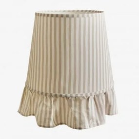 Abażur Ø40 Cm Z Bawełny Gedra Kremowa Tapioca - Sklum