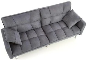 Sofa ROBERTO ciemno szara rozkładana HALMAR