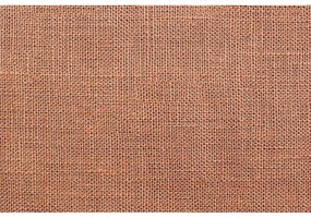 Różowa/brązowa lniana zasłona 140x330 cm Cafe Creme – Linen Tales