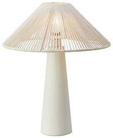 Beżowa lampa stołowa z tekstylnym kloszem (wysokość 50 cm) Favoro – Markslöjd
