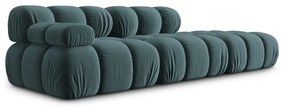 Morska aksamitna sofa 282 cm Bellis – Micadoni Home