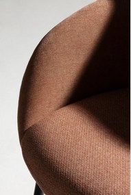 Fotel w kolorze terakoty Nure – MOME