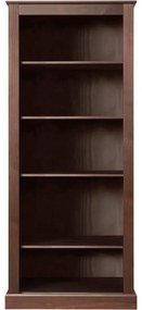 Brązowy regał z litego drewna sosnowego 181x31 cm Mille – Støraa