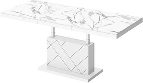 Nowoczesny ławostół Matera Max Hubertus marmur połysk