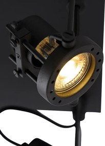 Industrialny reflektor czarny 4-światłowy - Suplux