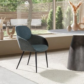 Niebieski fotel Nure – MOME