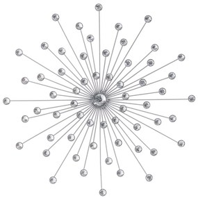 Dekoracja Space silver 48cm