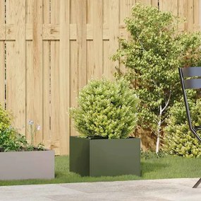 Oliwkowa donica ogrodowa w nowoczesnym stylu S4-S27