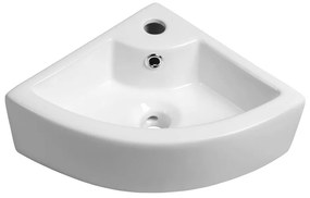 Biała ceramiczna umywalka 33x33 cm Gynt – Sapho